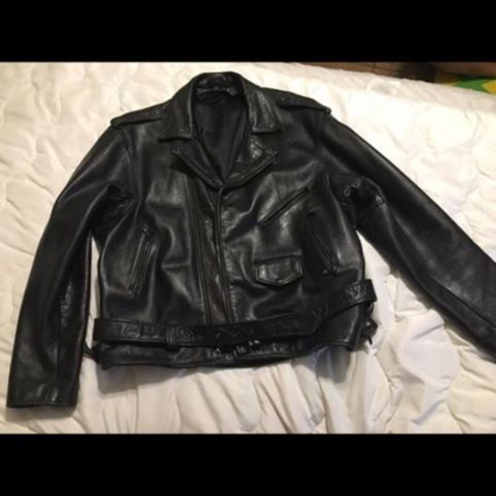 Men's leather jacket Size XL